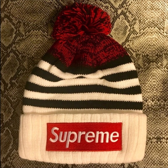 lv supreme beanie
